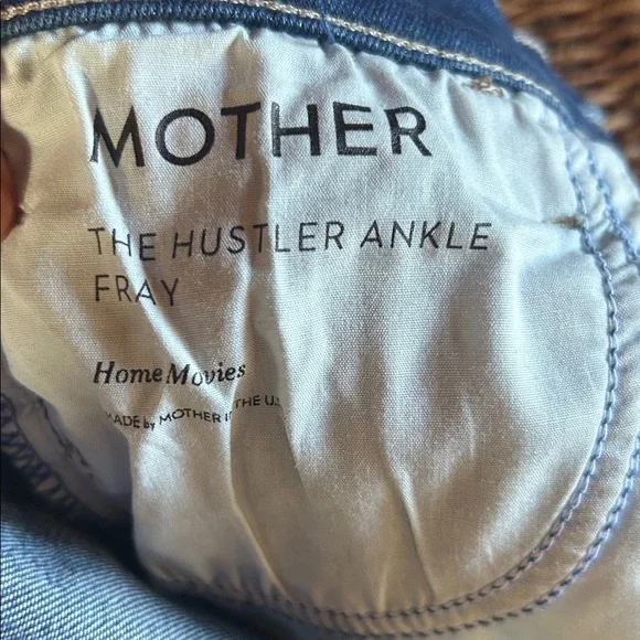 MOTHER Jeans The Hustler Ankle Fray in Home Movies size 26 - Picture 7 of 10